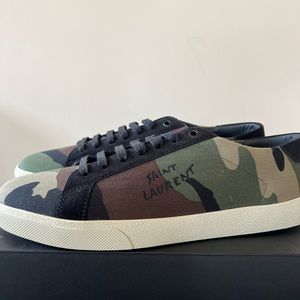 Saint Laurent court classic came  low top sneakers